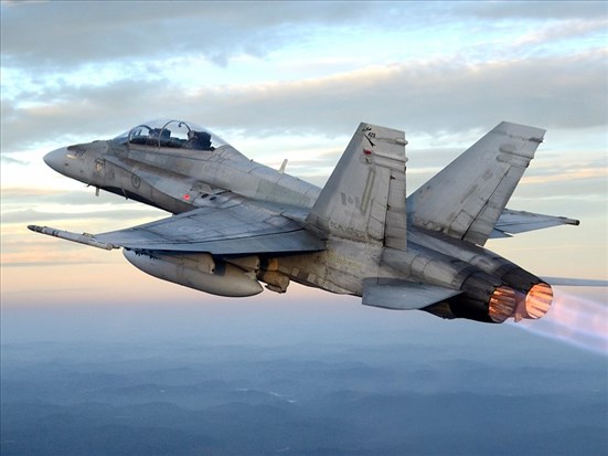 Des C-F 18 de Bagotville effectueront des entraînements en soirée lundi
