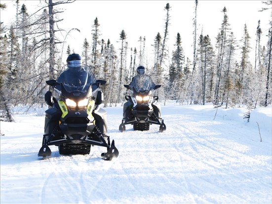 Le sentier de motoneige permettant de traverser Lac-Bouchette sera fermé cet hiver.