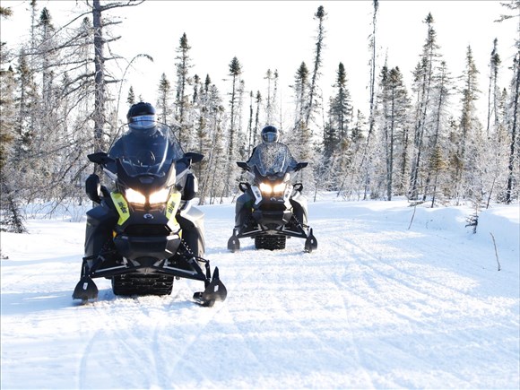 Le sentier de motoneige permettant de traverser Lac-Bouchette sera fermé cet hiver.