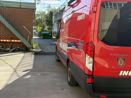 Incendie suspect sur la rue Racine 