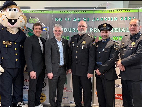 Tout le service de police est président d’honneur! 