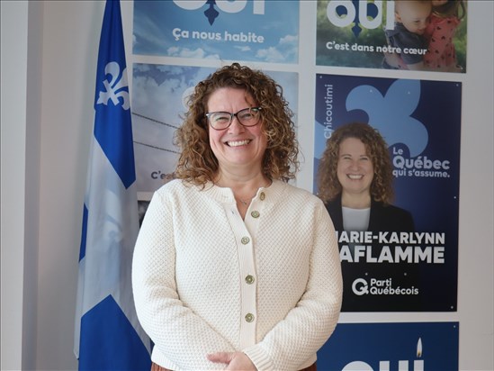 Marie-Karlynn Laflamme gonflée à bloc en ce lancement de campagne