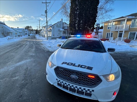 Déploiement policier à Jonquière 