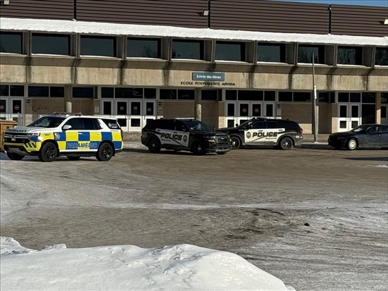 Les premiers répondants appelés à la polyvalente Arvida 