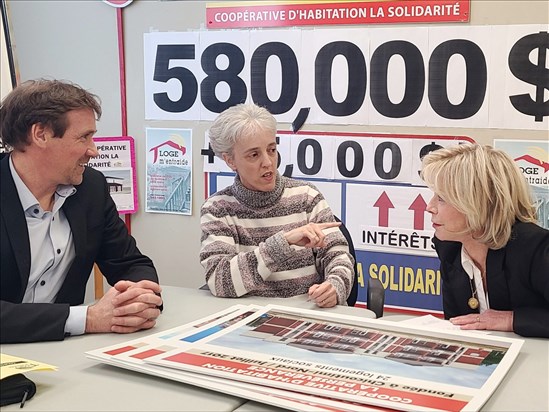 Visite surprise ministérielle pour Loge m’entraide