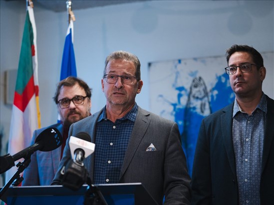 Yves‑François Blanchet multiplie les rencontres dans la région