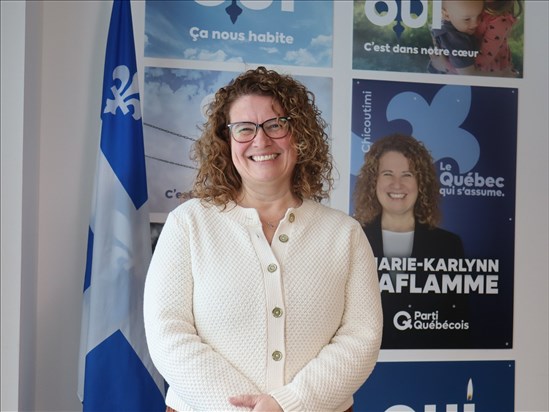 Marie-Karlynn Laflamme assermentée comme députée de Chicoutimi