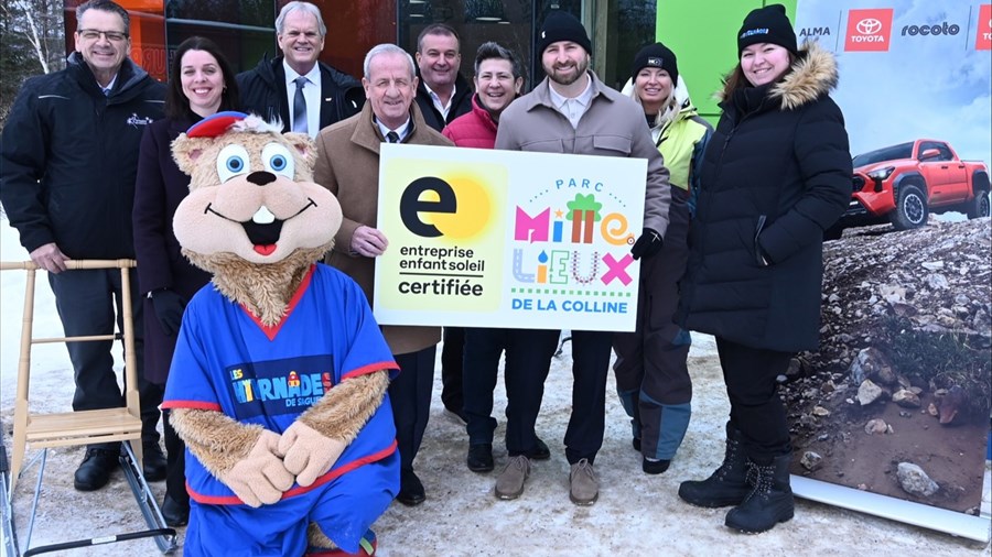 8500 $ pour Entreprise Enfants Soleil