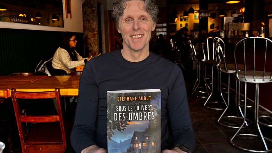 Premier roman pour Stéphane Aubut : un crime au cœur du Saguenay