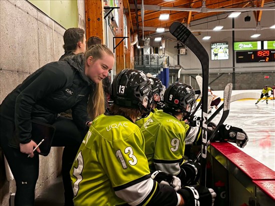 Myriam Bouchard, préparatrice mentale chez les Inuk