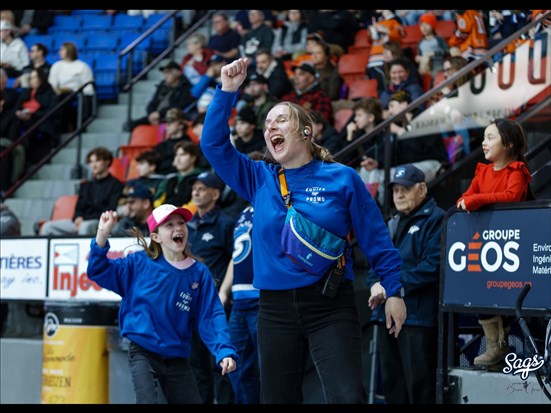 Dans les coulisses d’un match des Sags 