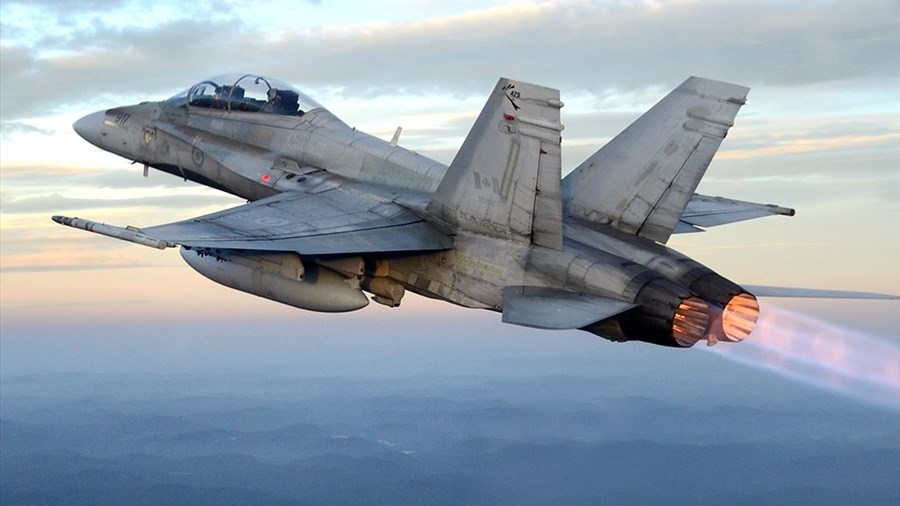 Des vols d’entraînement de CF-18 en soirée jusqu’à la fin avril