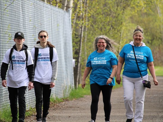 Une marche pour soutenir les personnes atteintes d’Alzheimer