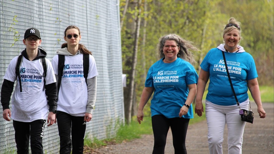 Une marche pour soutenir les personnes atteintes d’Alzheimer