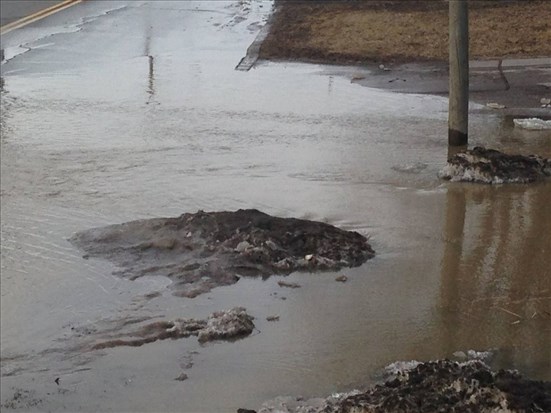 Des secteurs touchés par la crue printanière à Saguenay