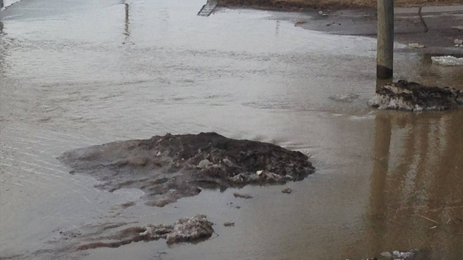 Des secteurs touchés par la crue printanière à Saguenay