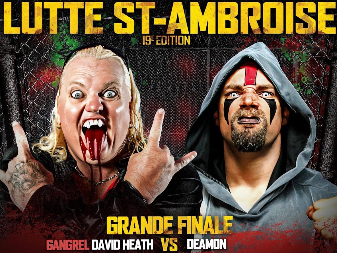 La gala LUTTE JCW de retour à St-Ambroise pour une 19e édition