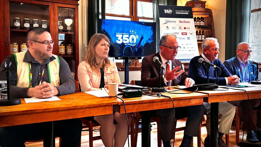 Une programmation festive et historique pour le 350e de Chicoutimi