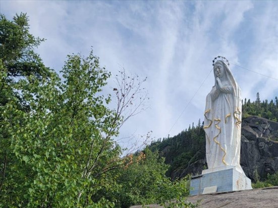 Réouverture du sentier de la statue Notre-Dame du Saguenay 