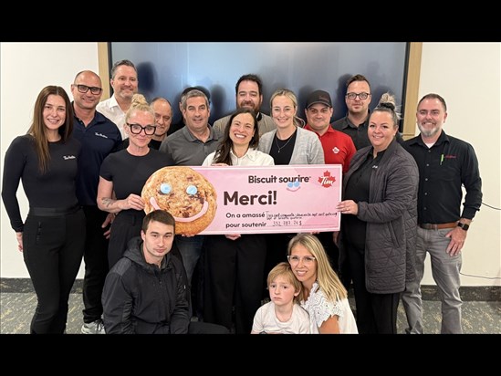La région toujours généreuse: encore plus de 350 000 $ en biscuits sourires vendus