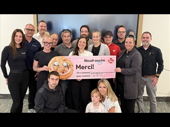 La région toujours généreuse: encore plus de 350 000 $ en biscuits sourires vendus