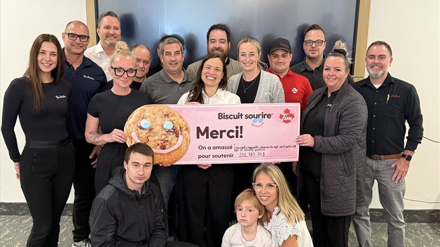 La région toujours généreuse: encore plus de 350 000 $ en biscuits sourires vendus