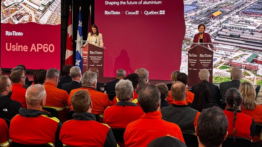 AP60 : Rio Tinto inaugure ses nouvelles cuves à Arvida