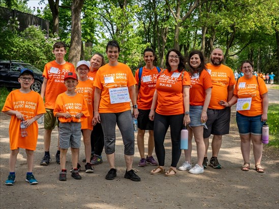 Une marche à Jonquière pour sensibiliser la population à la SLA