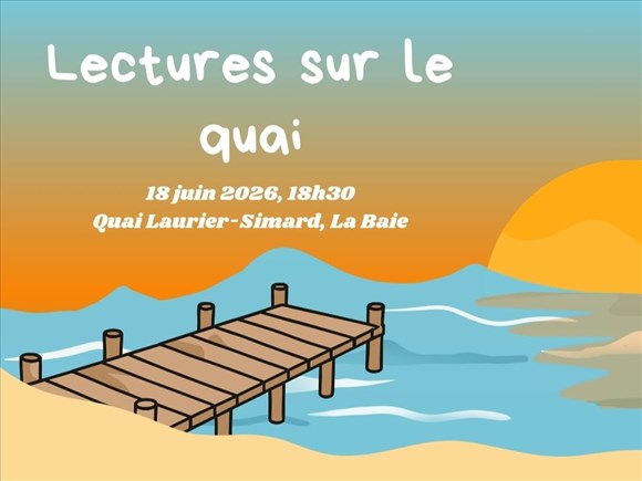 Le retour des Lectures sur le quai à La Baie