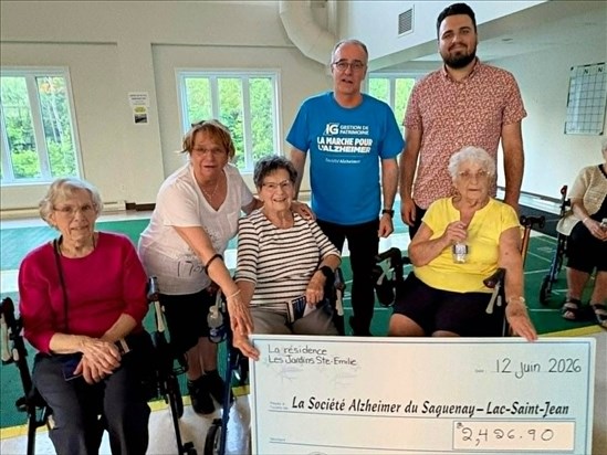 Une marche pour l'Alzheimer connaît un beau succès