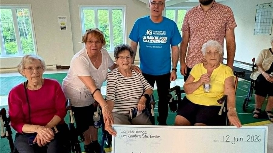 Une marche pour l'Alzheimer connaît un beau succès