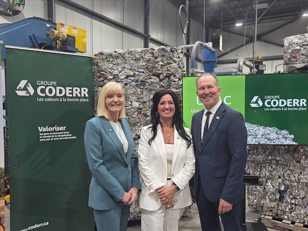 L’UQAC et CODERR collaborent pour faire avancer le recyclage local de l’aluminium
