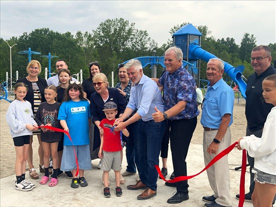 Un nouveau module de jeux inauguré au parc de la Colline