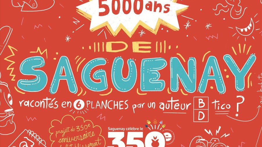 Une bande dessinée française pour le 350e de Chicoutimi