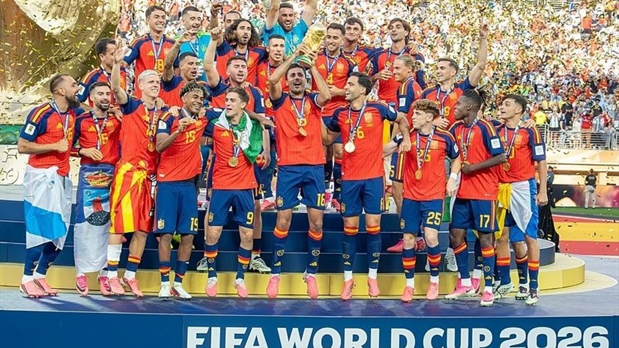 Les Espagnols champions du monde 2026 de la FIFA