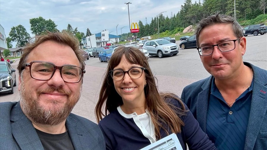 La candidate bloquiste inaugure son bureau électoral