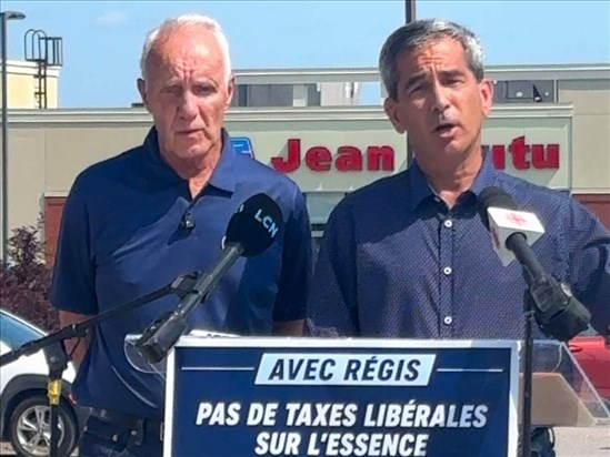 « Pas de taxes libérales sur l’essence », assure Régis Gaudreault