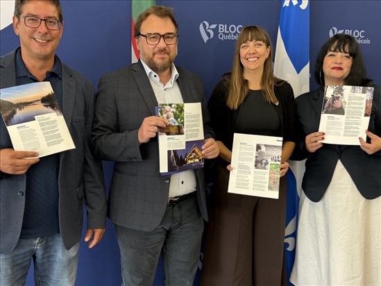Caroline Dubé présente sa plateforme “Debout” en quatre axes