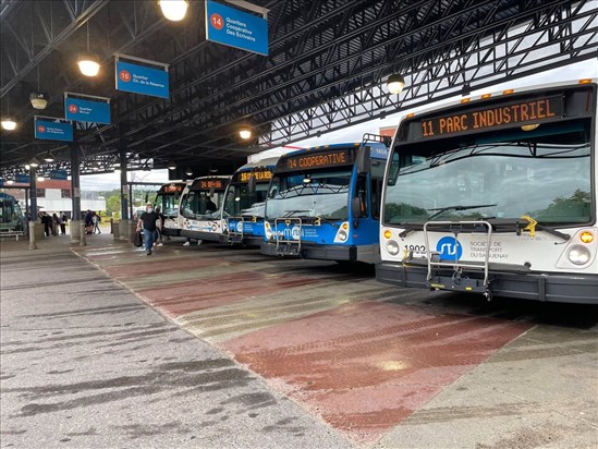 Baisse de 7 % de l'achalandage des autobus de Saguenay en 2025