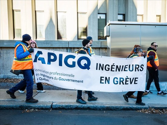 Une coalition presse Québec est ses ingénieurs à trouver une entente 