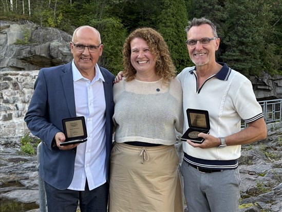 Denis Bouchard et Rémi Lavoie récipiendaires de la Médaille de la députée