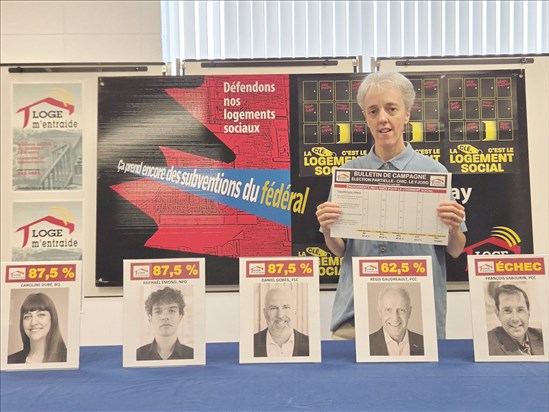 Loge m’entraide publie son bulletin de campagne