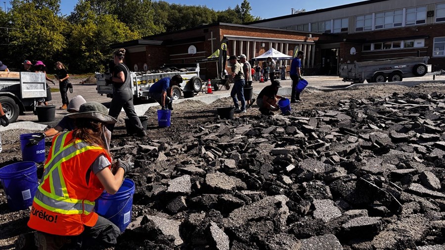 Deux écoles de la région troquent l’asphalte pour la verdure 