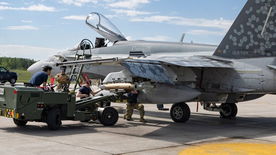 Un exercice militaire du NORAD à la Base de Bagotville